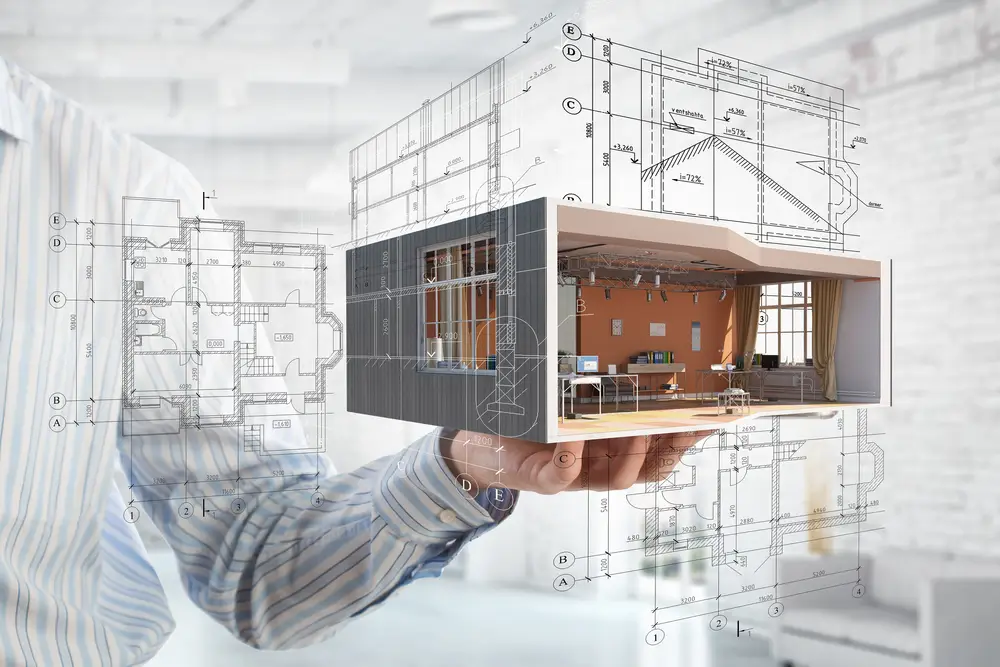 plan maison 3d